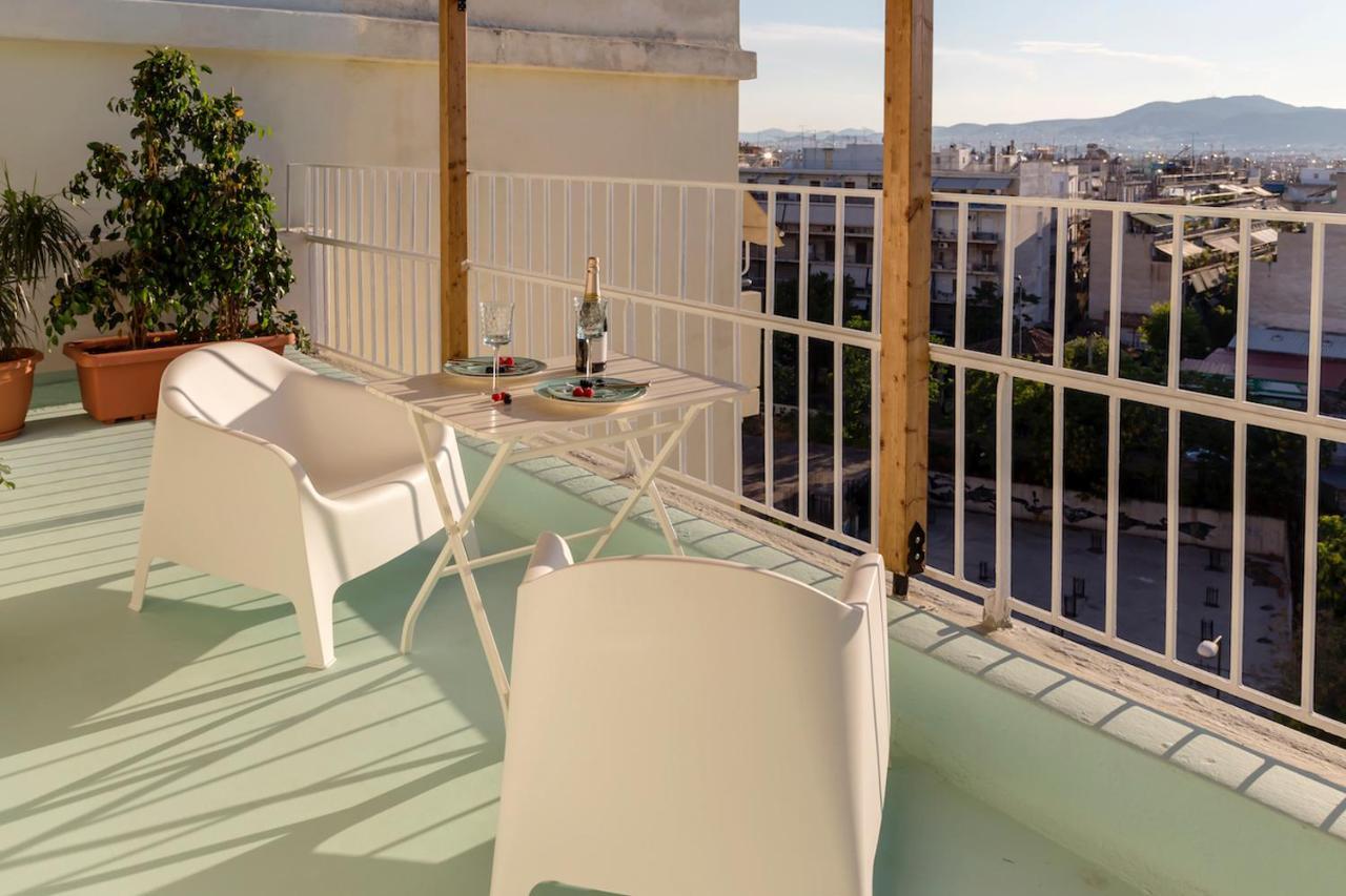 Blue And White Apartment Vipgreece Ateny Zewnętrze zdjęcie